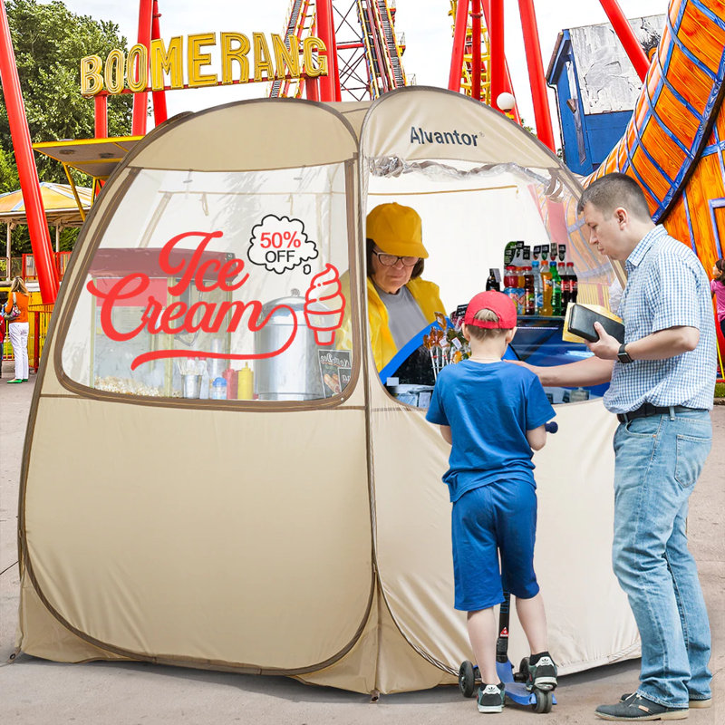 Pavillon de jardin en fibre de verre, H 90 po x l 144 po x P 144 po