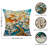 Vintage Oil Painting Tree Throw Pillow Cover Set of 4, Flower Oil Painting Throw Pillow Covers, Square Home Decorative Cushion Cover for Sofa Couch Car (No pillow)