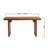 Devol Live-Edge Teak Wood Garden Bench