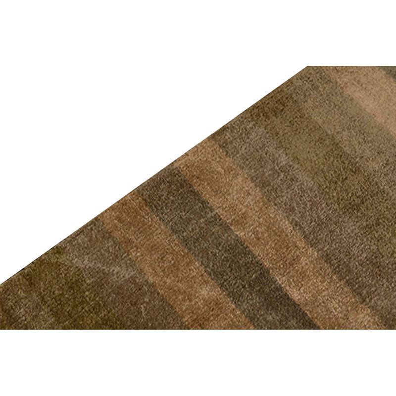 Striped Area Rug in Brown