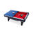 RACK Scorpius 7-Foot Multi Game with Table Tennis Billiard/Pool Table Tennis (Red)