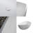 63'' x 37.5'' Soaking Solid Surface Bathtub
