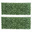 Outsunny 2 PCs Artificial Leaf Hedge Privacy Screen Roll Garden Fence-139603926-139603928