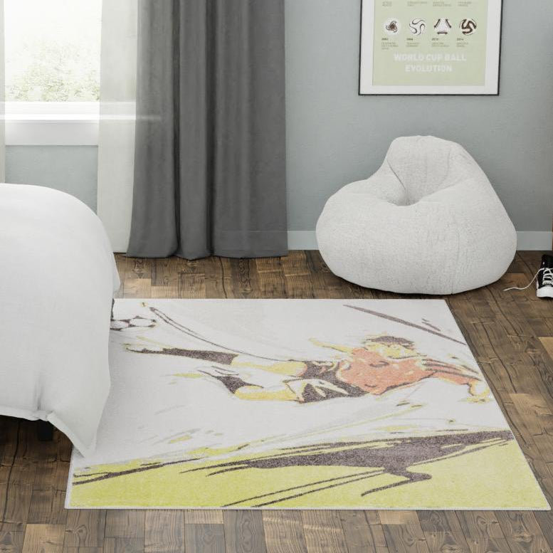 Rectangle Polypropylene Plastic Rug, Rectangle 5'3" x 8'