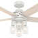 52" Hardwick 5 - Blade Standard Ceiling Fan with Remote Control and Light Kit Included
