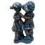 Ensemble de statue de jardin garçon et fille en oxyde de magnésium, figurines pour enfants d'extérieur résistantes aux intempéries