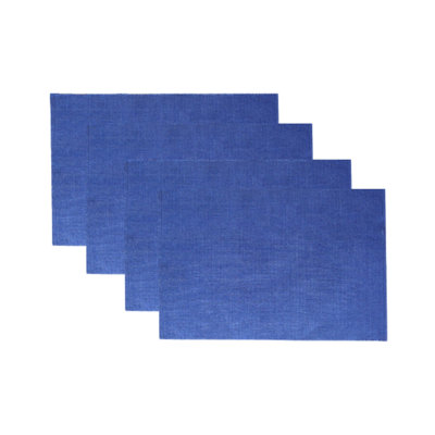 Solid Ribbed Placemat Set/4