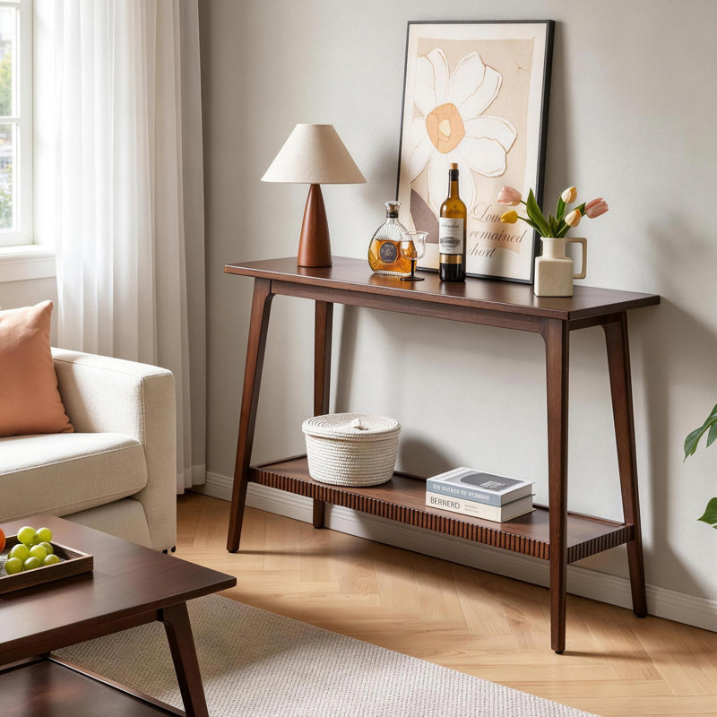 Console en bois massif