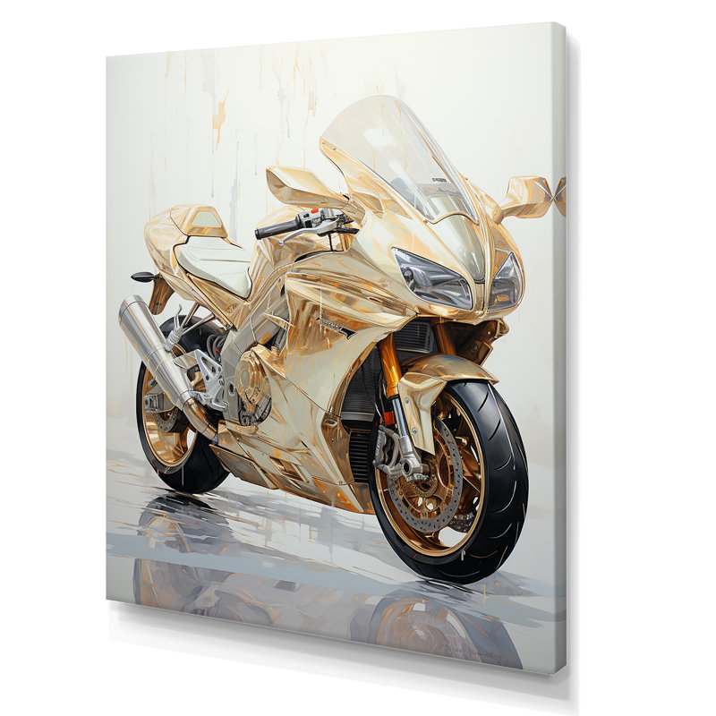 Minimalisme moto II, H 20 po x l 12 po x P 1 po, Toile tendue