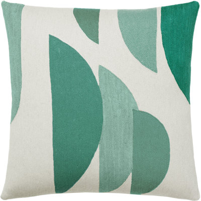Slice Hand-Embroidered Chain Stitch Pillow