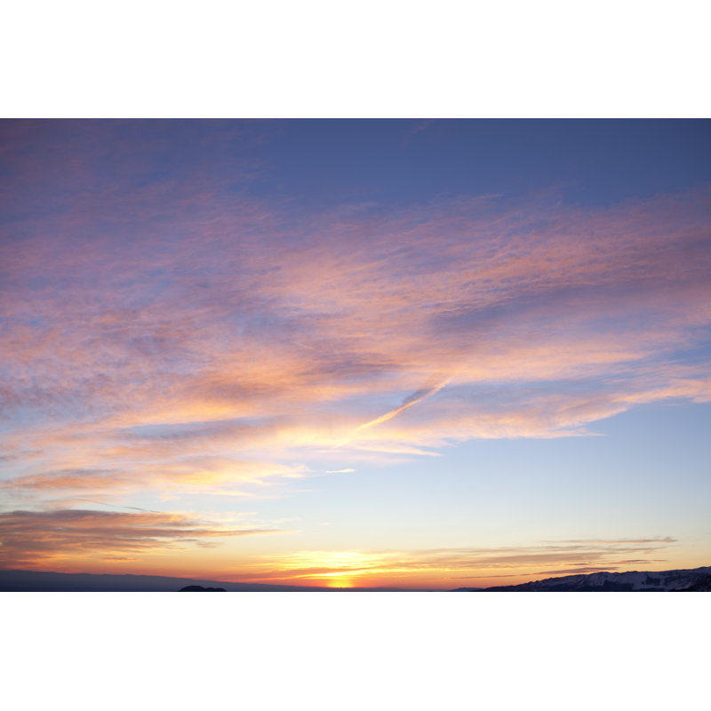 Sunset by Malerapaso - Wrapped Canvas Print, 81cm H x 122cm W