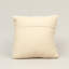 Coussin décoratif en coton ivoire à motif médaillon crocheté, 45,7 x 45,7 cm, rembourrage en polyester, coussin d'appoint bohème texturé marron