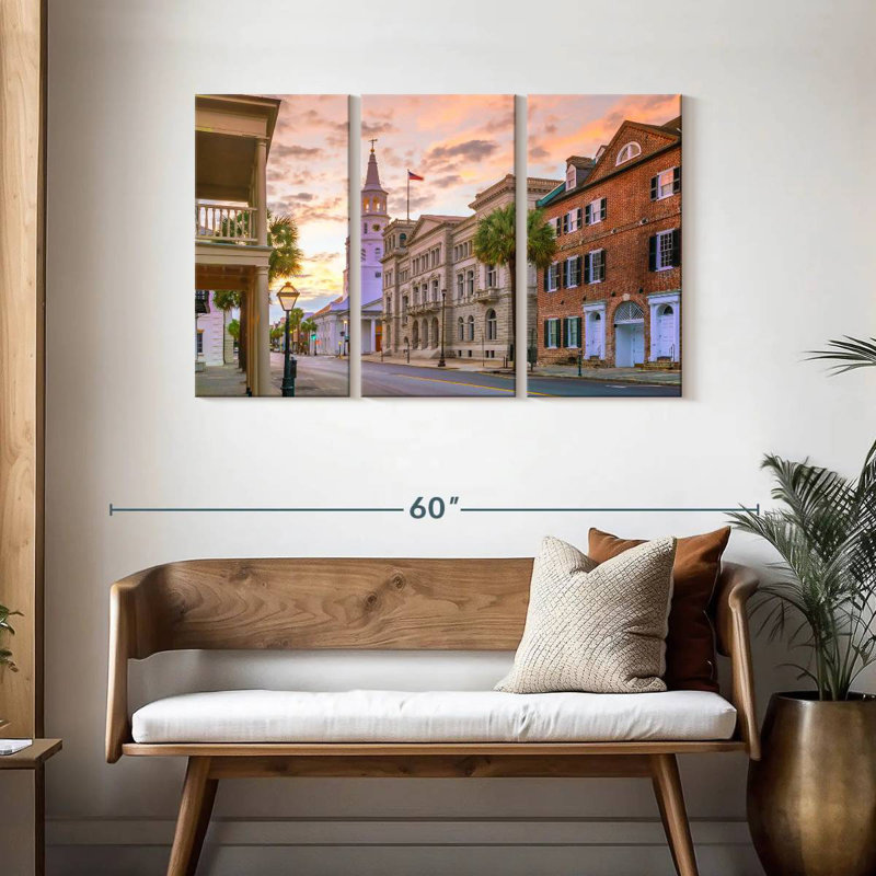 Nicci Idyllic Charleston Scene, 28" H x 45" W