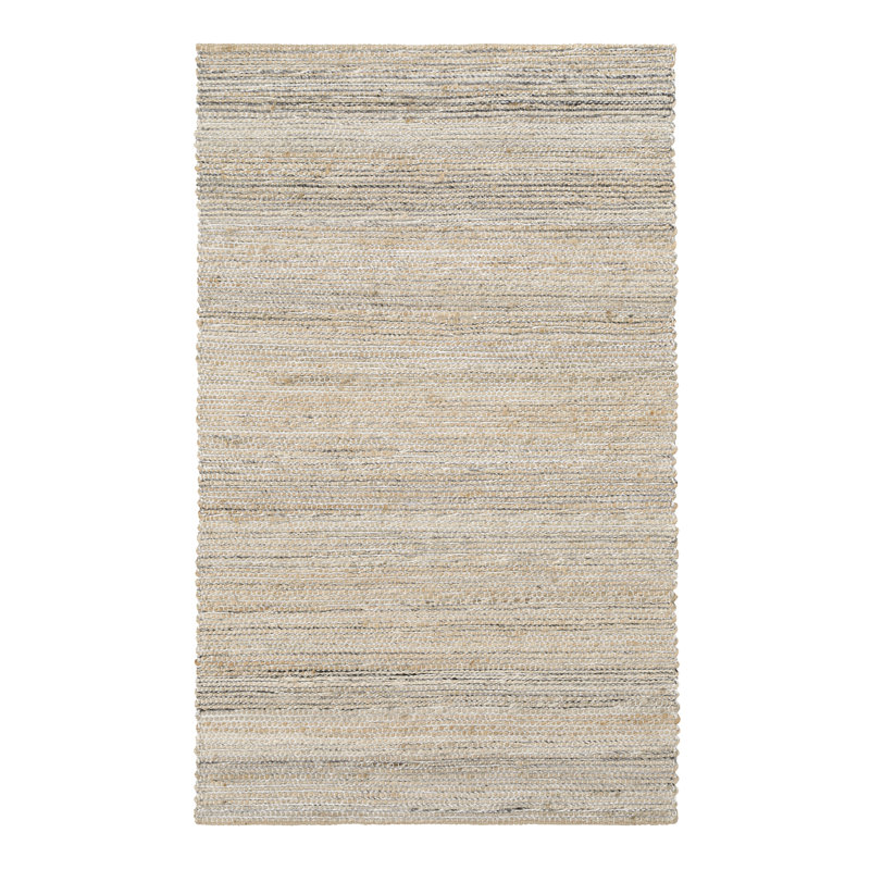 Goncalo Solid Colour Hand Woven Area Rug, Rectangle 122 x 183cm