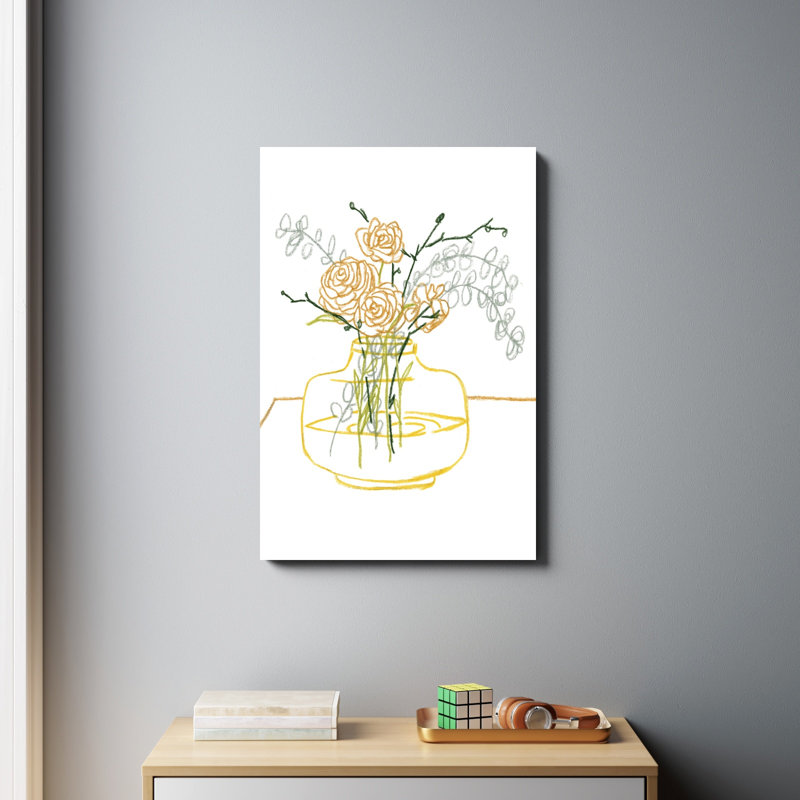 «Start Fresh I», peinture sur toile, H 36 po x l 24 po