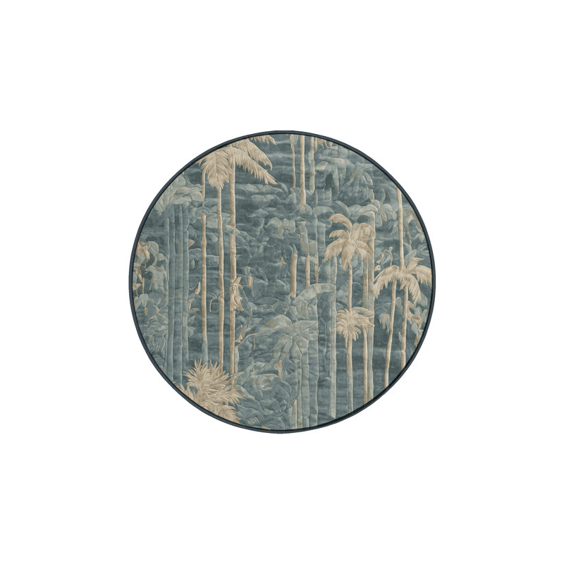 Tapis gris soyeux et moelleux, Rectangle 7 pi x 10 pi