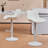 Lougene Swivel Adjustable Height Faux Leather Modern Bar Stools Upholstered Counter Stool-684021630