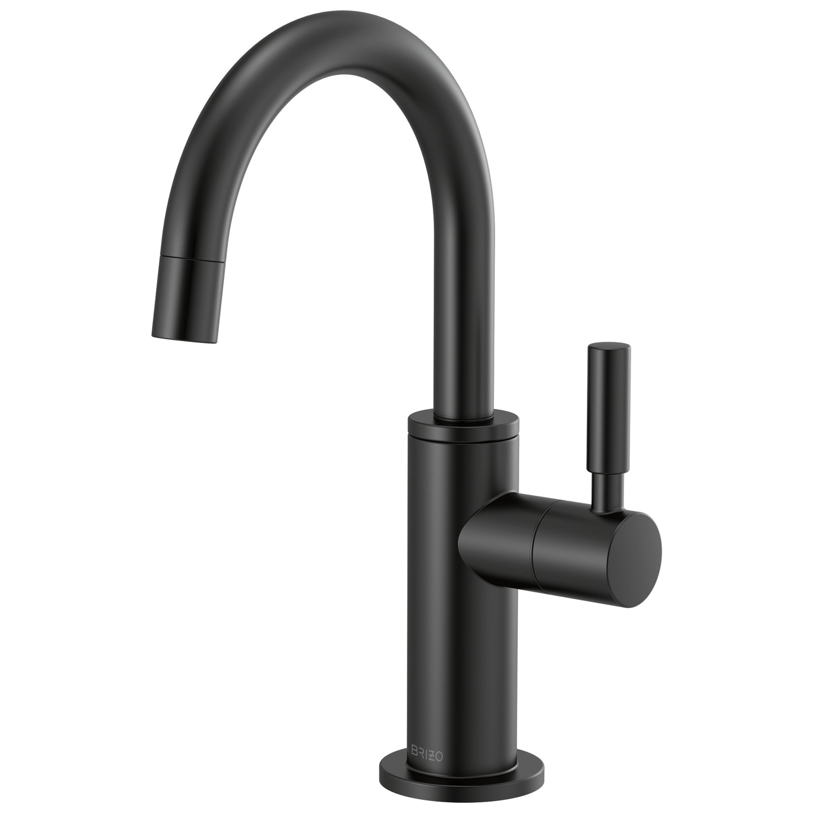 Beverage Faucet with Arc Spout, Matte Black