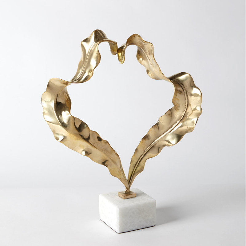 Sculpture feuille, Jaune