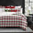 Royal Plaid Cotton Duvet Cover Set-106058621-106058622