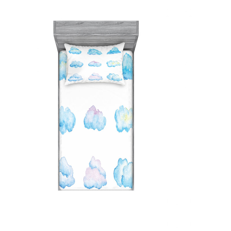 Microfiber Sheet Set, Twin XL Sheet Set with Fitted Sheet