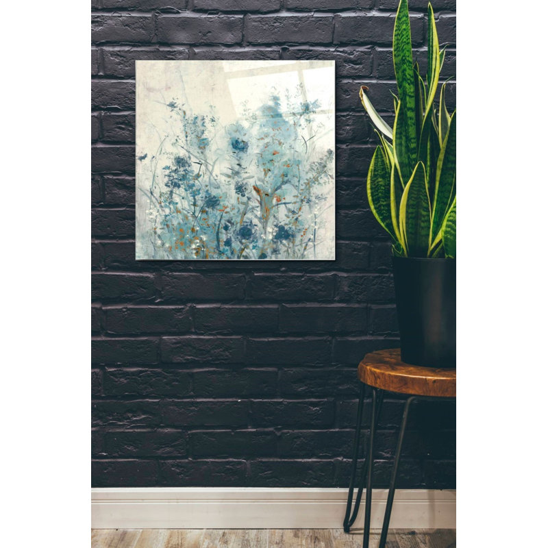 "Epic Art" Blue Spring II "par Tim O'Toole, art mural en verre acrylique, 24" x 24 "" par Tim O'Toole