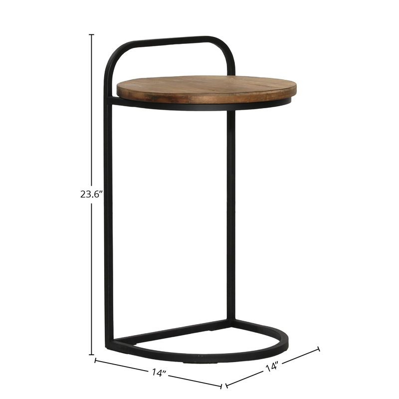 Leigh Teak End Table, Natural