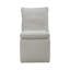 Chaise rembourrée Faouzi avec roulettes-1135584828