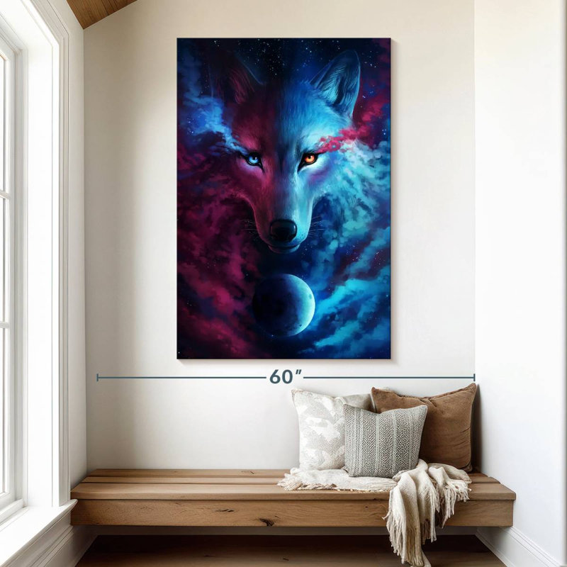 Brampt Where Light And Dark Meet, 51" H x 34" W