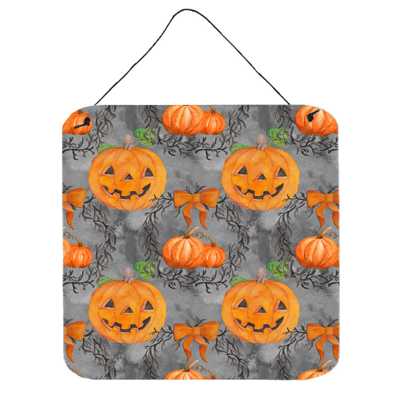 Bannière citrouilles aquarelle Halloween