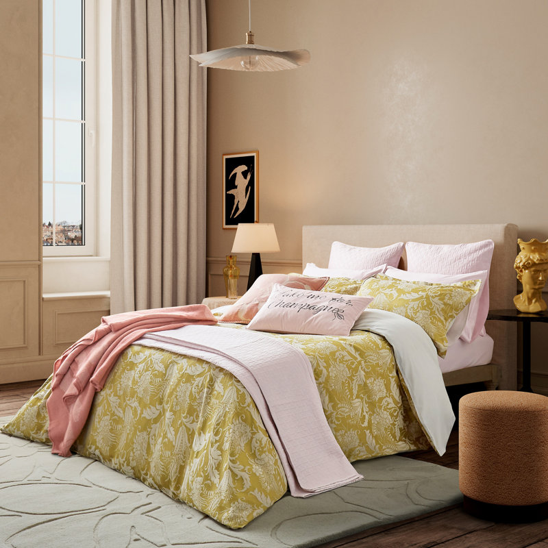 Ensemble d'édredon Ted Baker - jaune, Édredon très grand + 2 très grands coussins