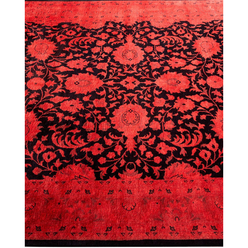 Fine Vibrance One-of-a-Kind 4' 2" x 6' 1" Hand Knotted Area Rug
