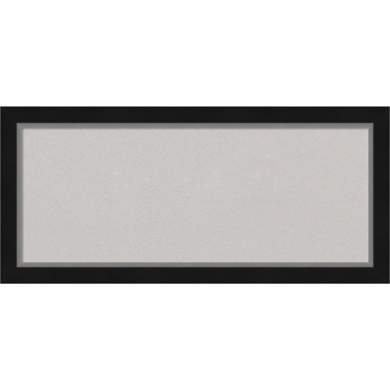 Petit, 15 po x 33 po, Noir / argent