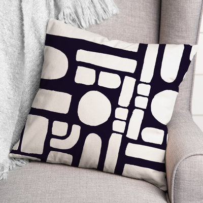 Geometric Outdoor Reversible Throw Pillow