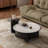 Simple round microcrystalline stone coffee table