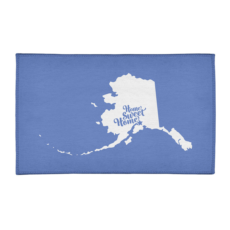 Tapis en polyester à ancrage doux home, Rectangle 5 pi x 7 pi