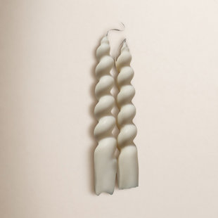 Twisted Scented Taper Candle (Set of 2)
