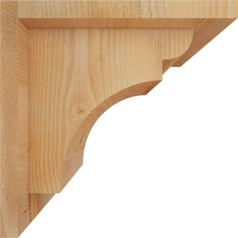 Yorkshire Yorktown avec plaque arrière, H 10 po x l 8 po x P 10 po, Sapin de Douglas, Sciage brut