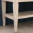 Light-grey Solid Wood Accent Cabinet