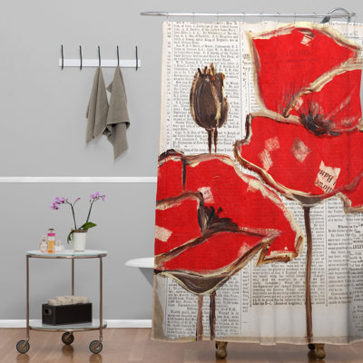 Daries Floral Shower Curtain