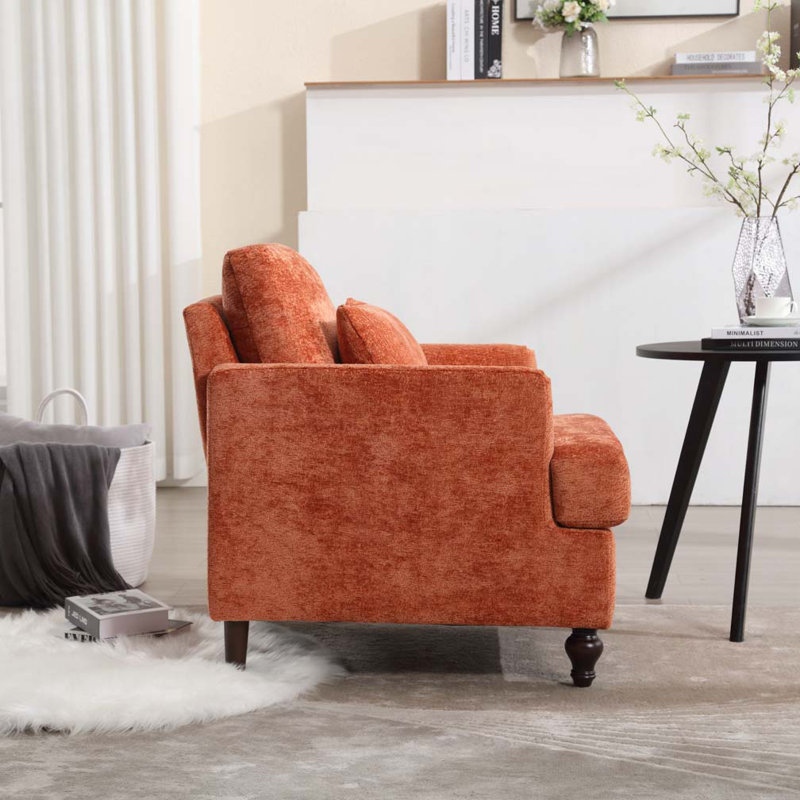 Fauteuil Chenille, Orange