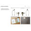 Lampe sur pied Morelli Simple Arc - laiton patiné, noir mat, base en marbre, gradateur