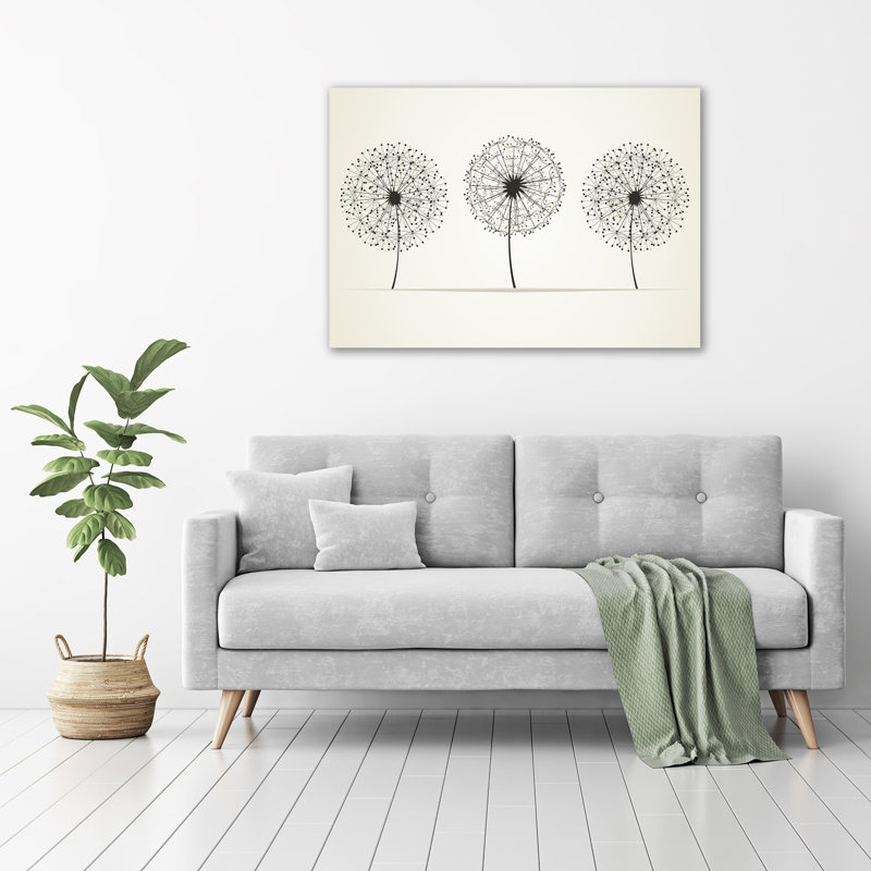 Dandelions - No Frame Print on Glass