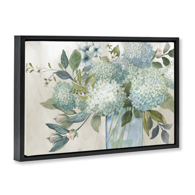 Délicat bouquet d'hortensias