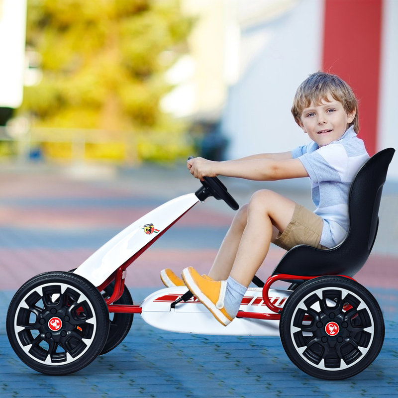 Costway Pedal Ride On, White