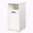 Laundry Cabinet with Divided Hamper and Removable Liner Bags