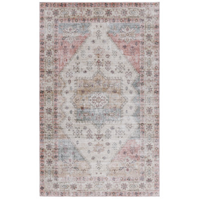 Maritess Machine Washable Performance Oriental Rug