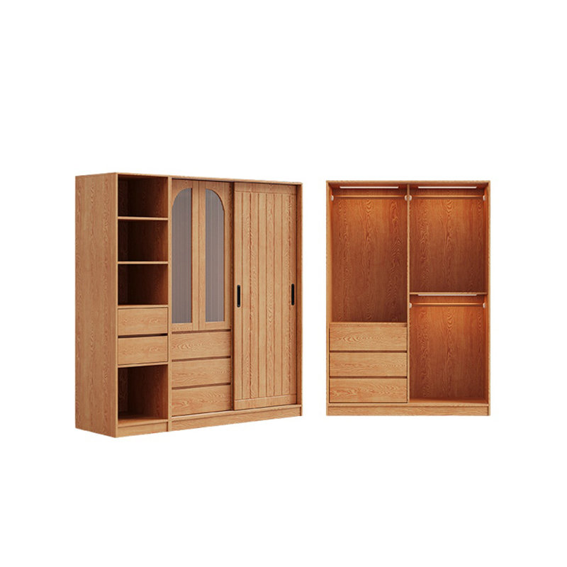 Armoire à portes coulissantes pour chambre à coucher, H 78,74 po x l 82,68 po x P 23,62 po
