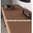 Stylish Modern Desk with Saddle Leather Top and 2 Drawers-323944372