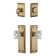 Fifth Avenue Long Plate Complete Entry Set with Single Cylinder Deadbolot and Chambord Crystal Knob